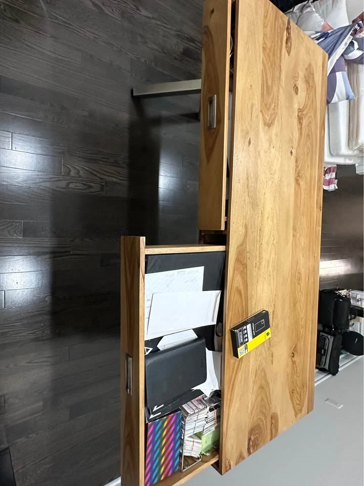 Wood & Metal Desk – 64” Long - photo 2