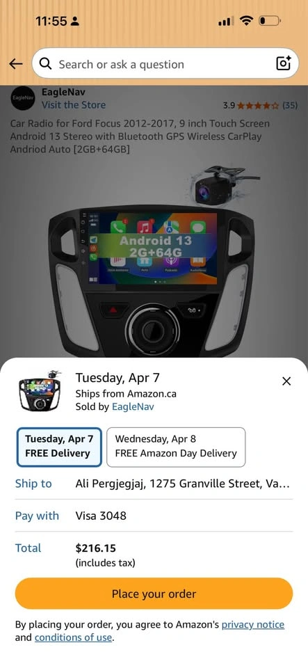 🔥 Ford Focus Touchscreen Radio 9” – Paid $220, Selling $150 🔥 - photo 3