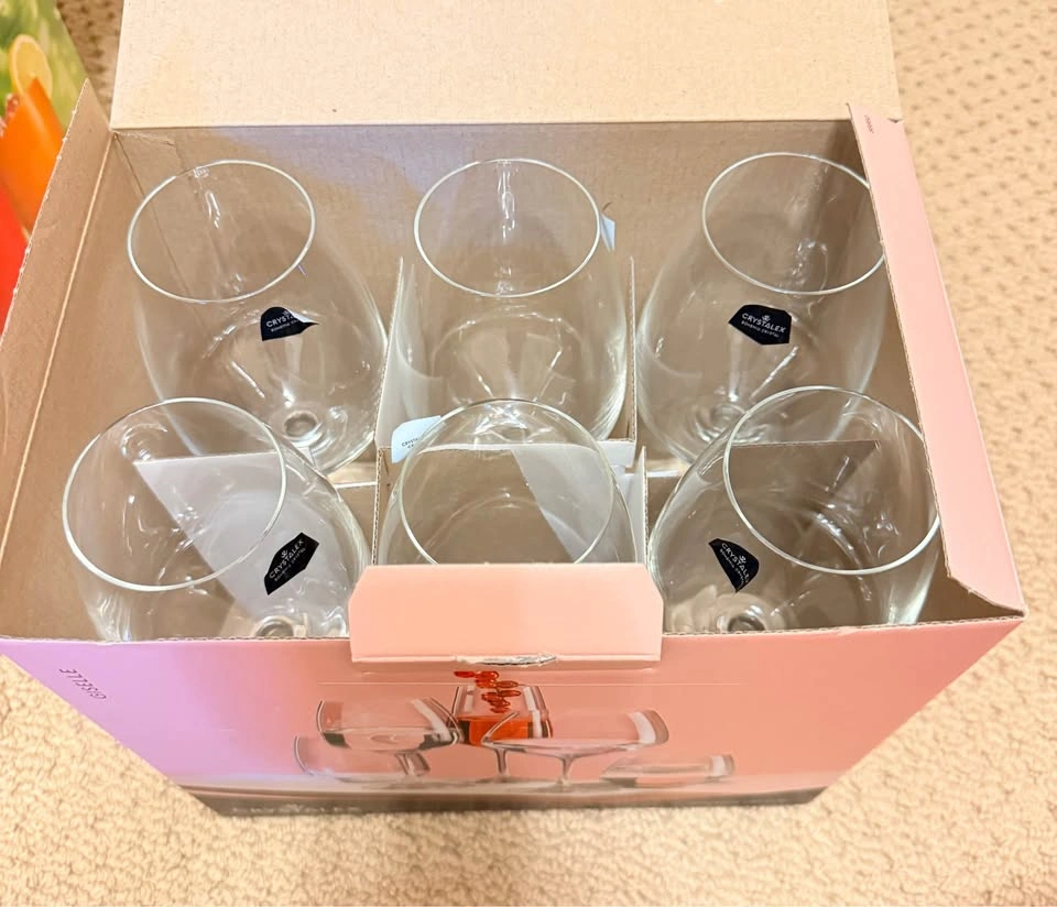 Brand New Crystalex Bohemia Crystal Glass Set (6 Pieces) - photo 2