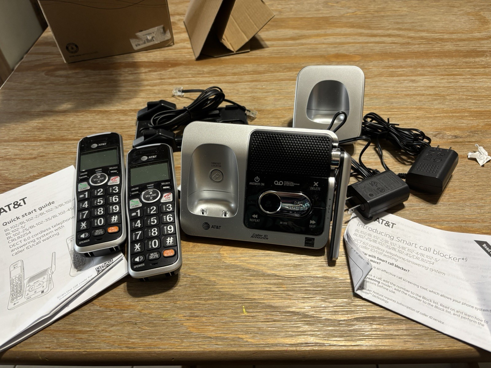 AT&T 2-Handset Answering System - photo 3