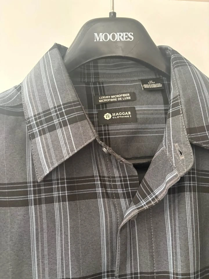 5 for $15!! Men's Medium Short Sleeve Button Down Shirts - photo 4