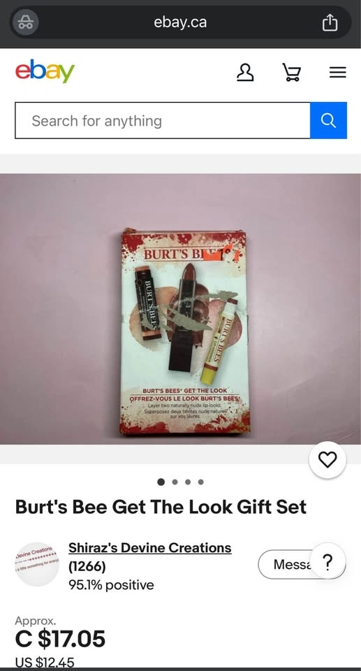 BURTS BEES SET - photo 2