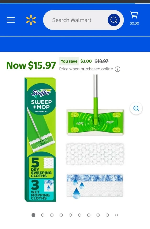 NEW SWIFFER Mop and Sweep - photo 2