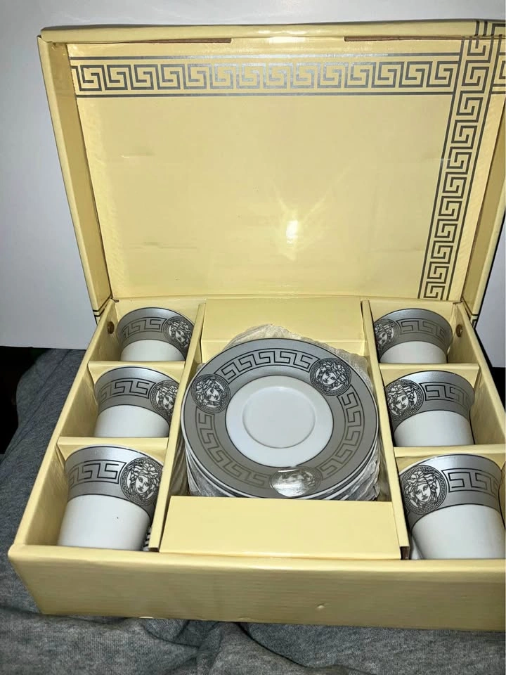 Medusa Tea/Espresso Cup and Saucer Set