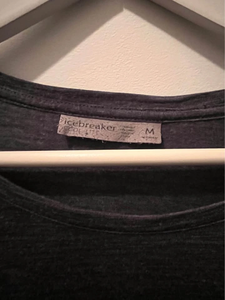 Icebreaker COOL LITE dark gray long sleeve shirt M women - photo 2