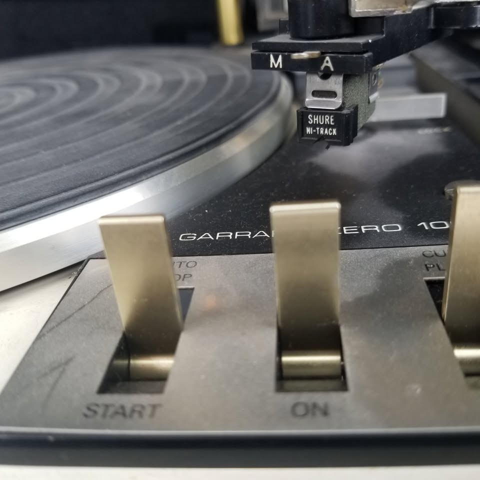 Vintage Garrard Zero 100 Turntable with glass - photo 3