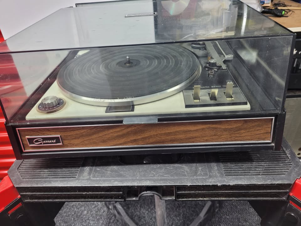 Vintage Garrard Zero 100 Turntable with glass - photo 5