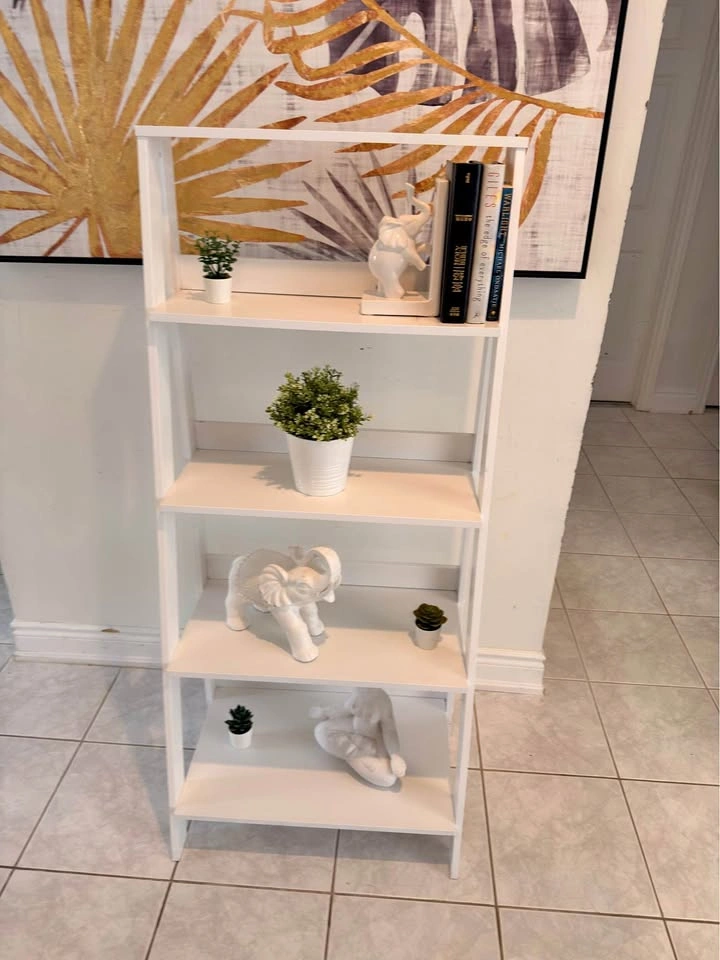 Bookshelf with accessories