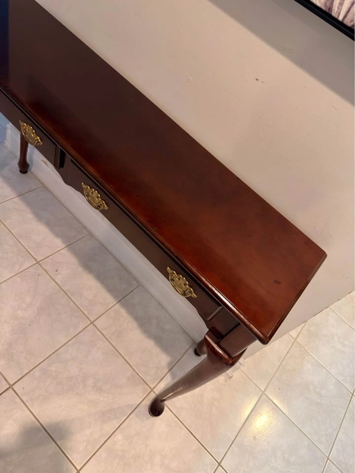 Solid wood entrance console - photo 2