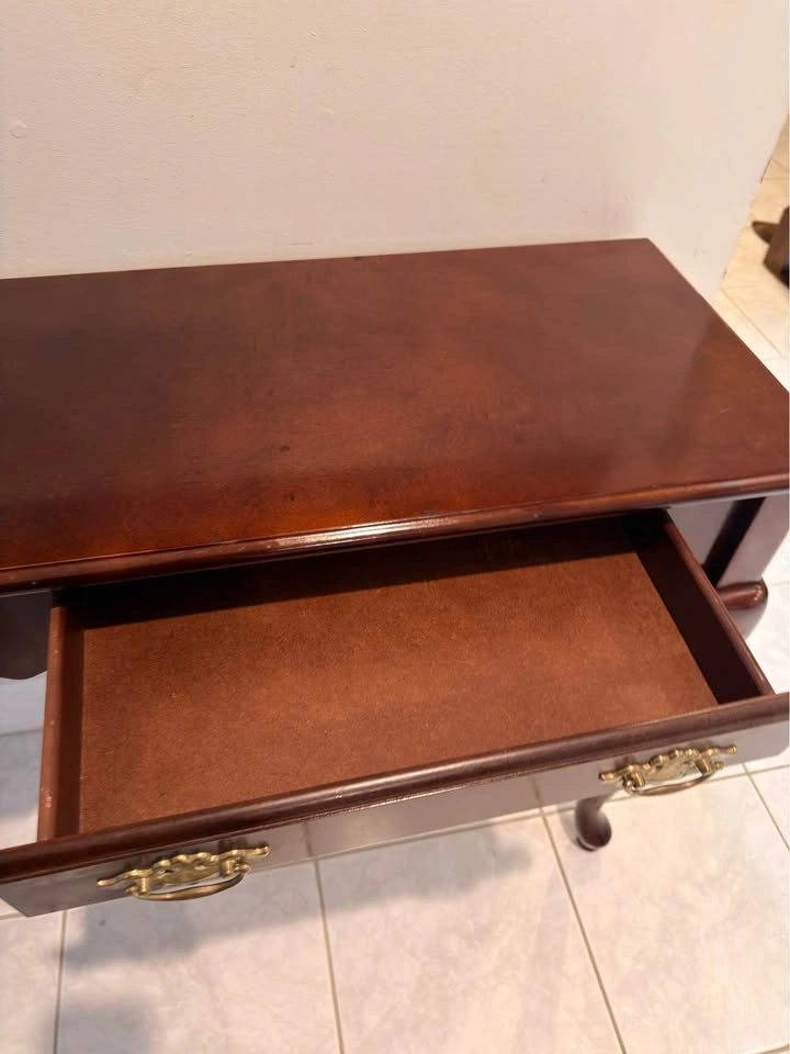 Solid wood entrance console - photo 4