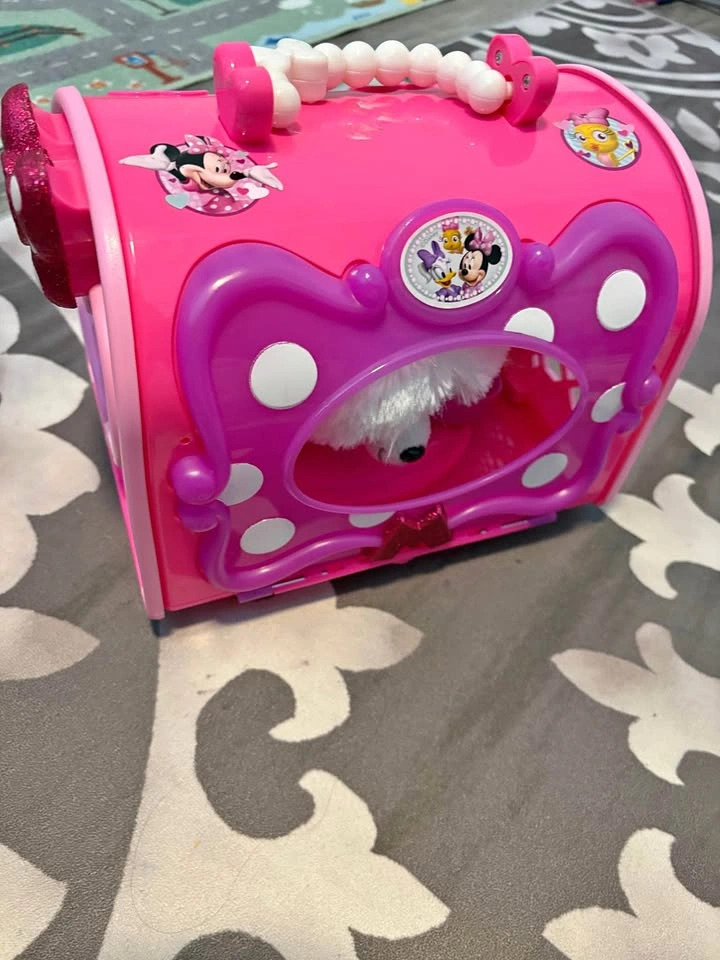 Minnie Mouse Pet with carrier