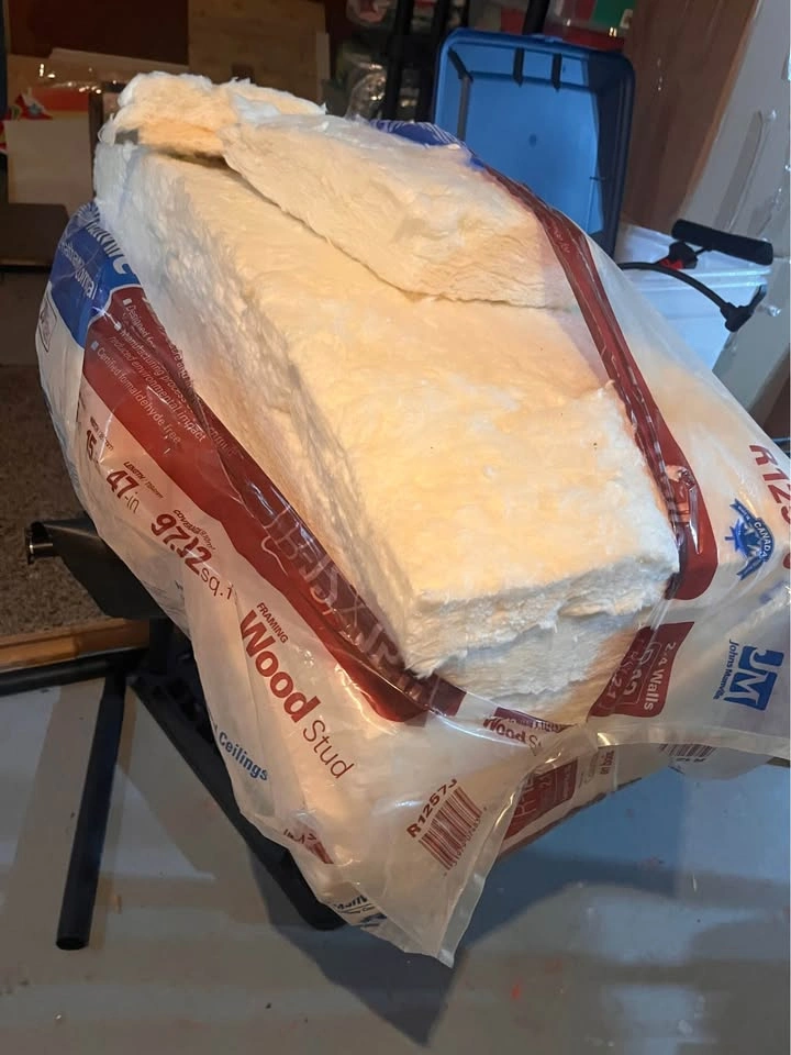 Left over rock wall insulation - photo 2