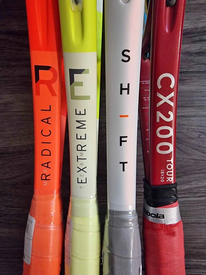 Tennis Rackets - Wilson, Head, Dunlop
