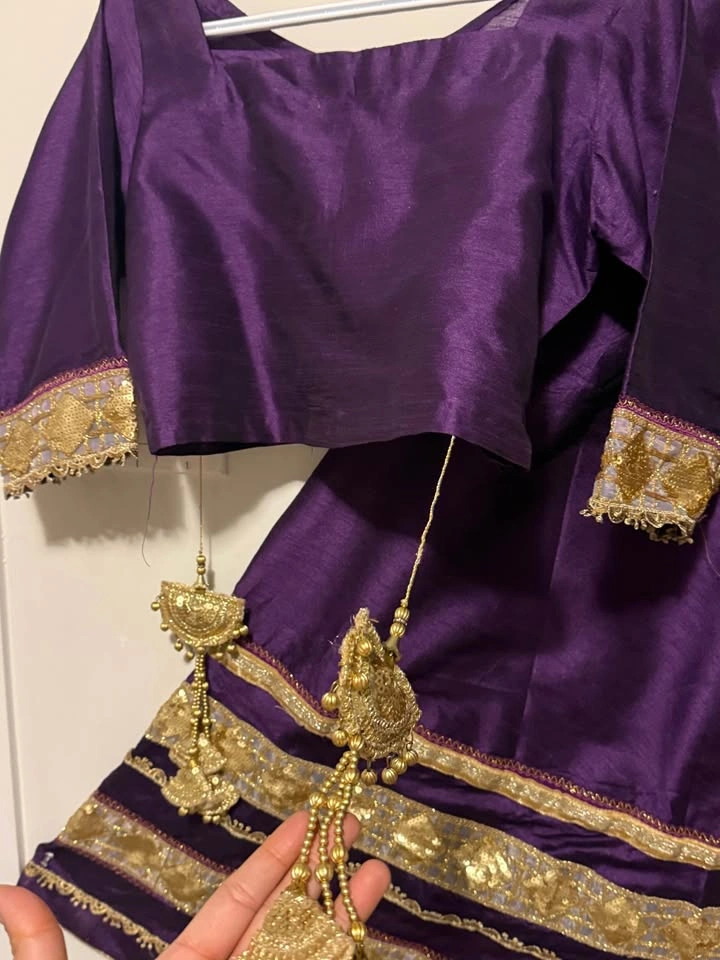 Purple lehenga - photo 4