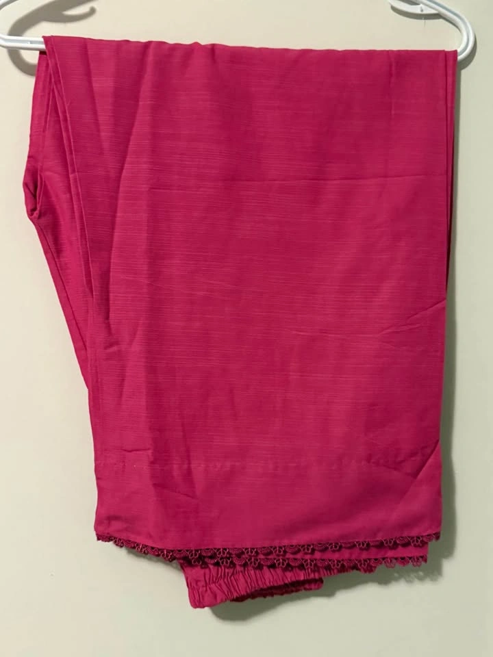 Khaddar pink suit - photo 4