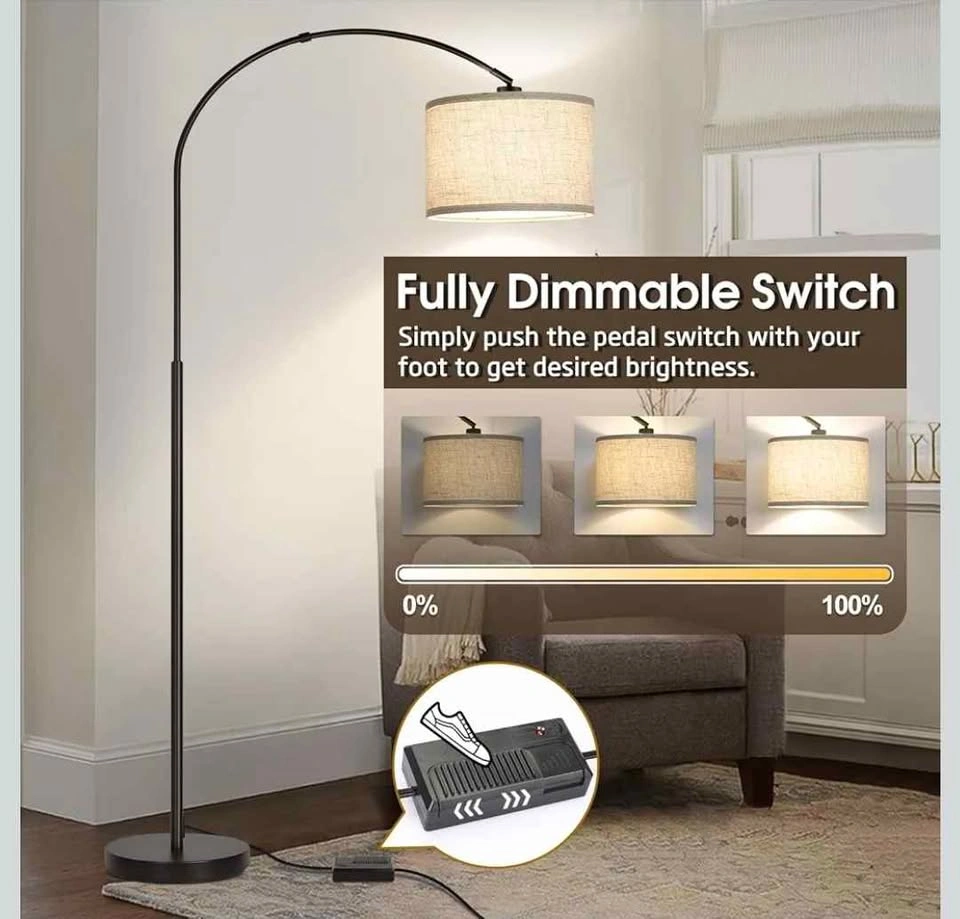 Dimmable floor lamp with foot switch NEW - photo 5