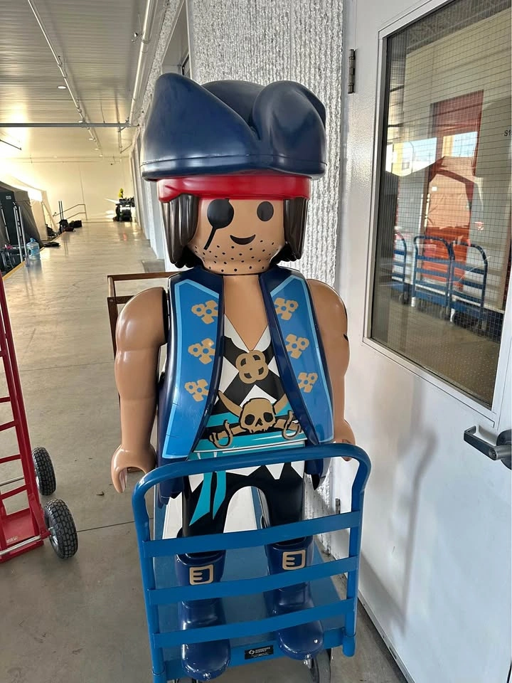 Giant Playmobil Pirate Figure life size