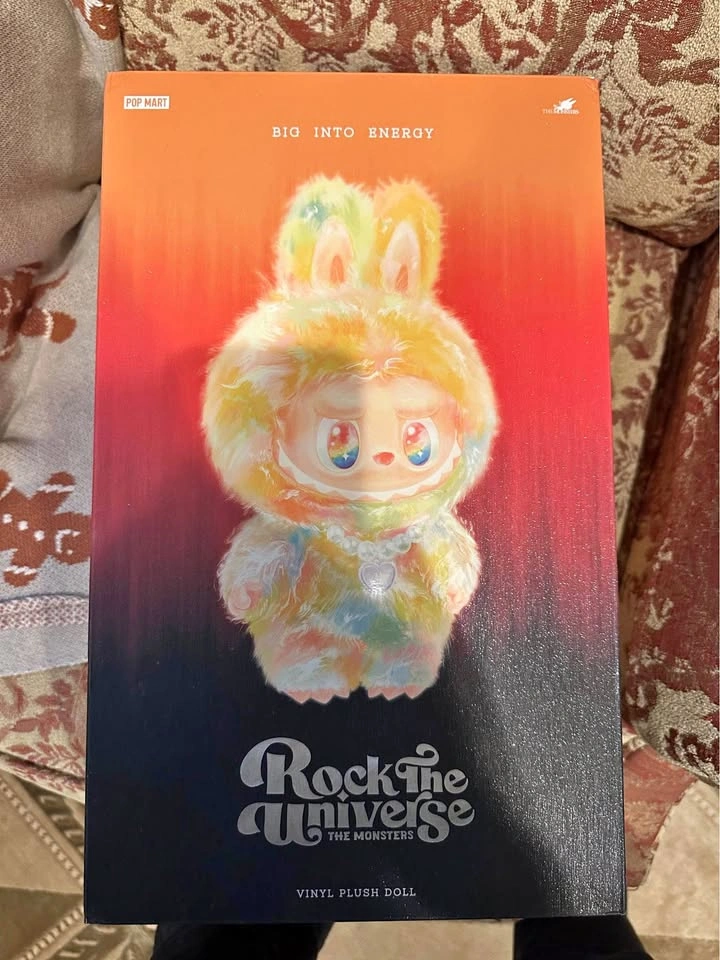 Pop Mart The Monsters Rock The Universe Vinyl Plush Doll