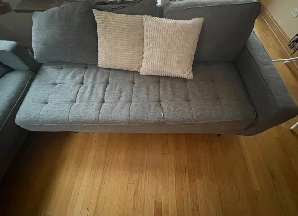 IKEA Desk, Chair, Dining Table, L-Shaped Couch - OBO - photo 4