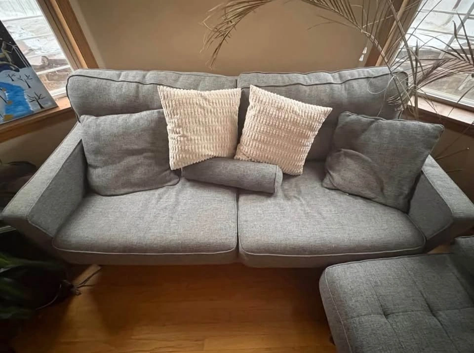 IKEA Desk, Chair, Dining Table, L-Shaped Couch - OBO - photo 5