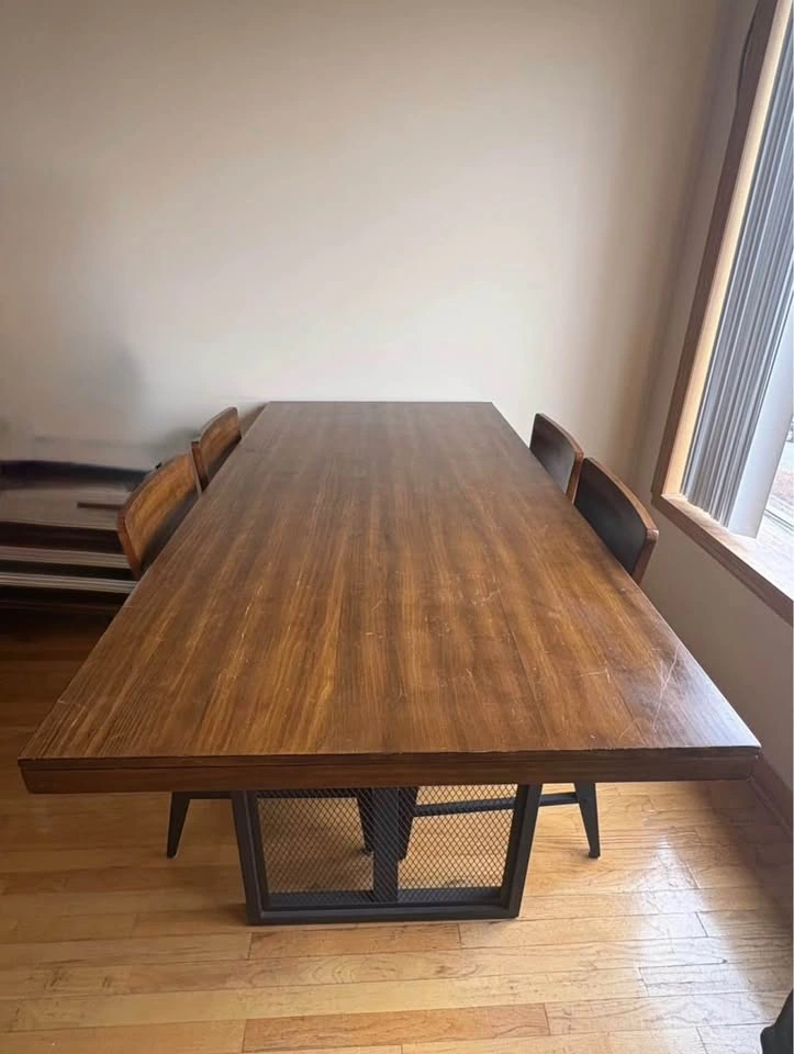 Industrial Modern Dining / Drafting Table (Open to Best Offer) - photo 2