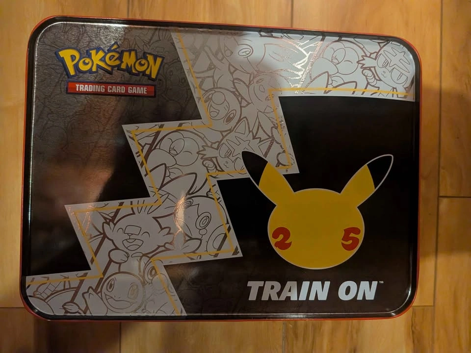 Pokémon 25th Anniversary Pikachu Collector Chest Tin - photo 2
