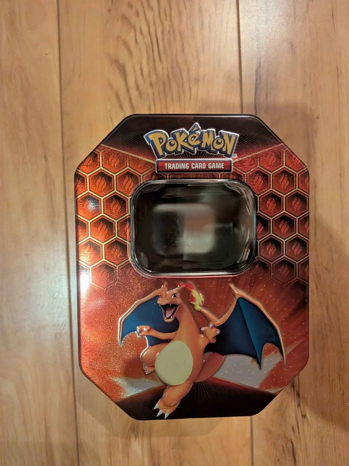 Empty Charizard Pokemon TCG Hidden Fates Tin