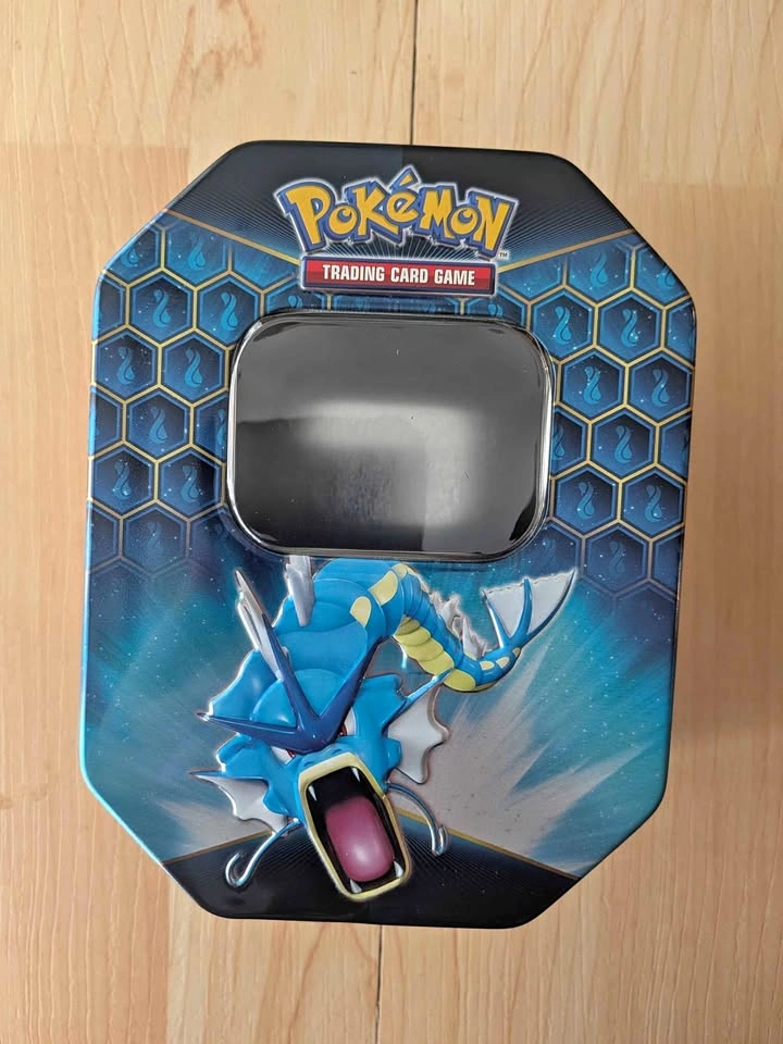 Empty Gyarados Pokemon TCG Hidden Fates Tin