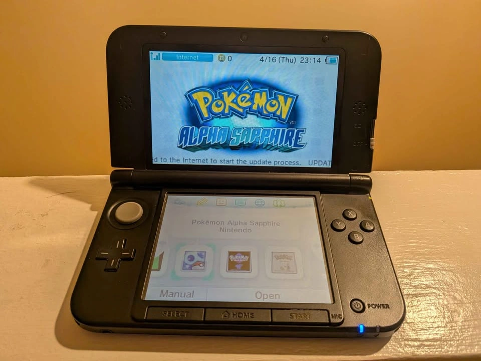 Modded Blue Nintendo 3DS XL