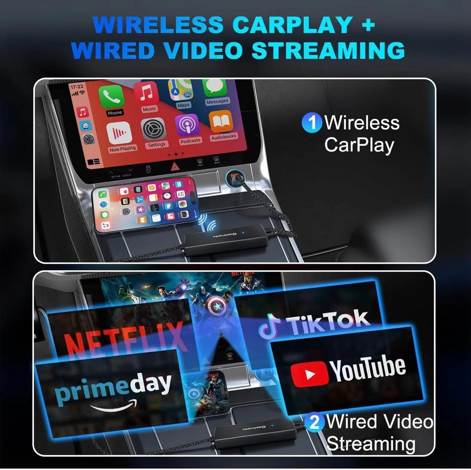 (New) Wireless CarPlay Adapter with Wired Screen Mirroring - photo 3