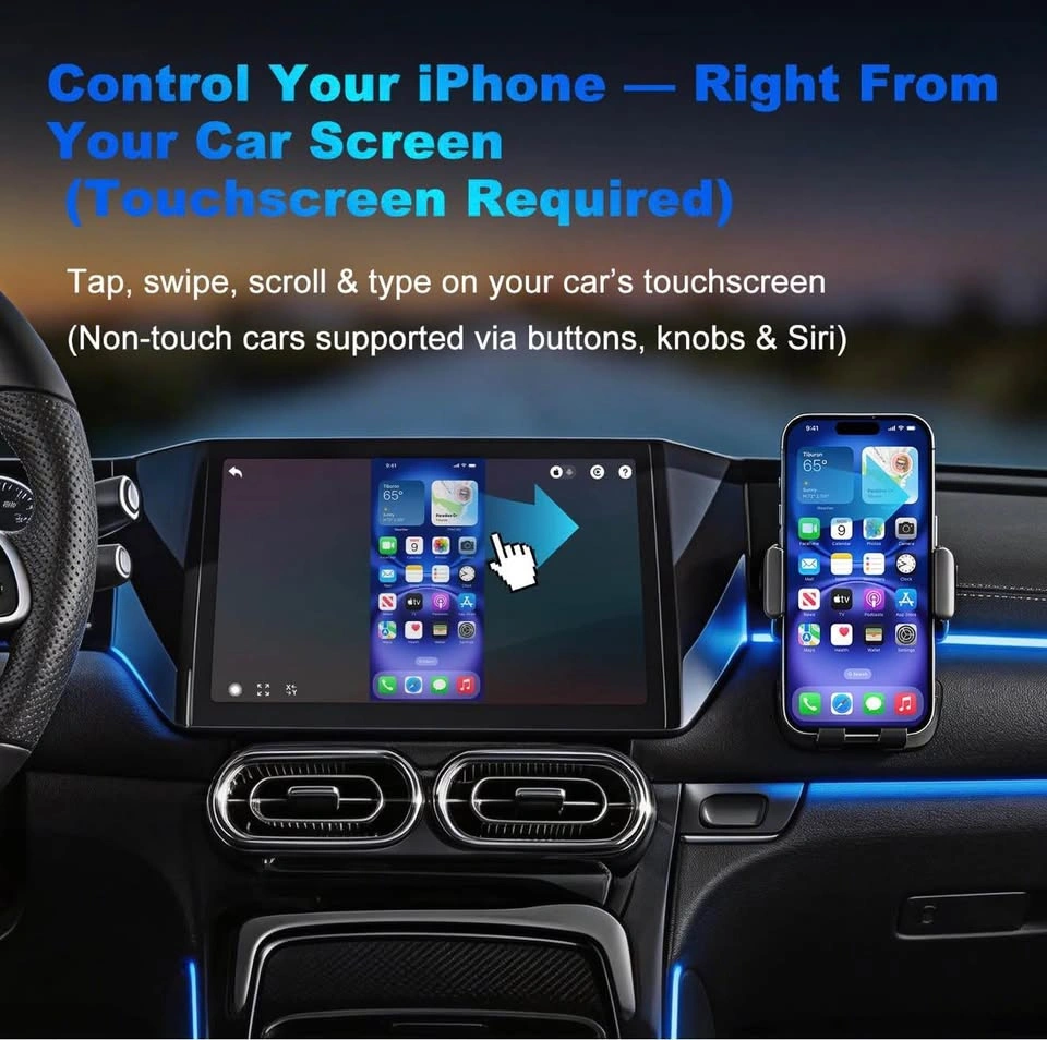 (New) Wireless CarPlay Adapter with Wired Screen Mirroring - photo 5