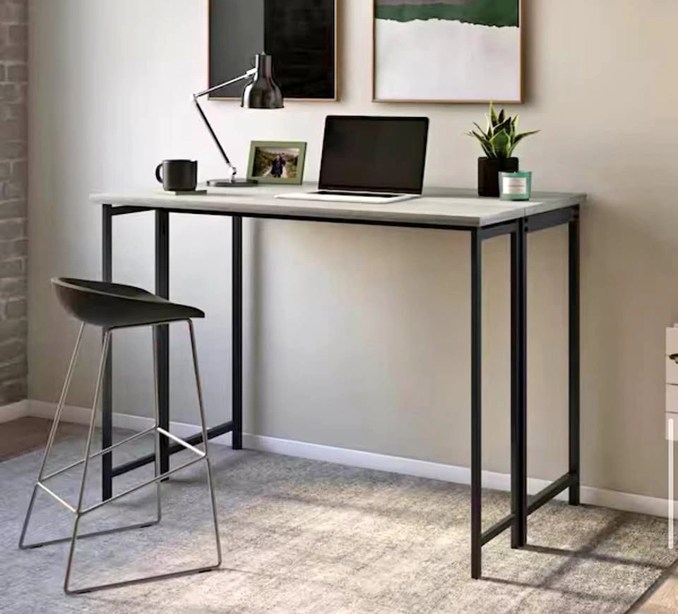 Grey Table - Drop Leaf Table