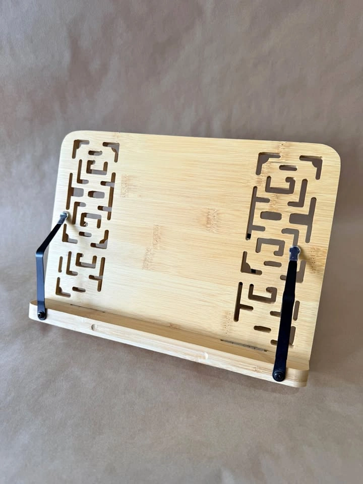 Bamboo Book / Tablet Stand
