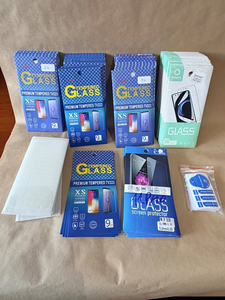 Bulk Lot of iPhone Tempered Glass Screen Protectors