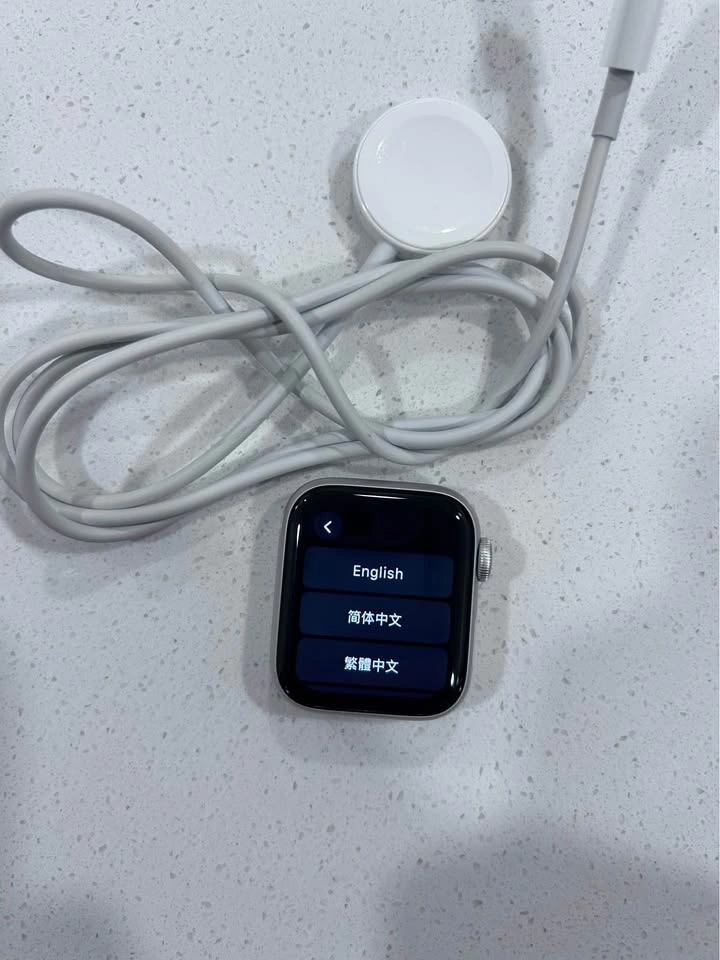 Apple Watch SE Starlight 40mm w/ 5 bands + charger - photo 2