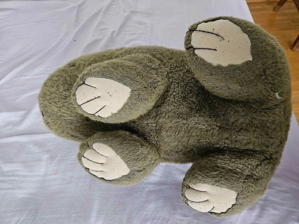Large Disney Pooh Bear & Realistic Wombat Plushie - photo 3