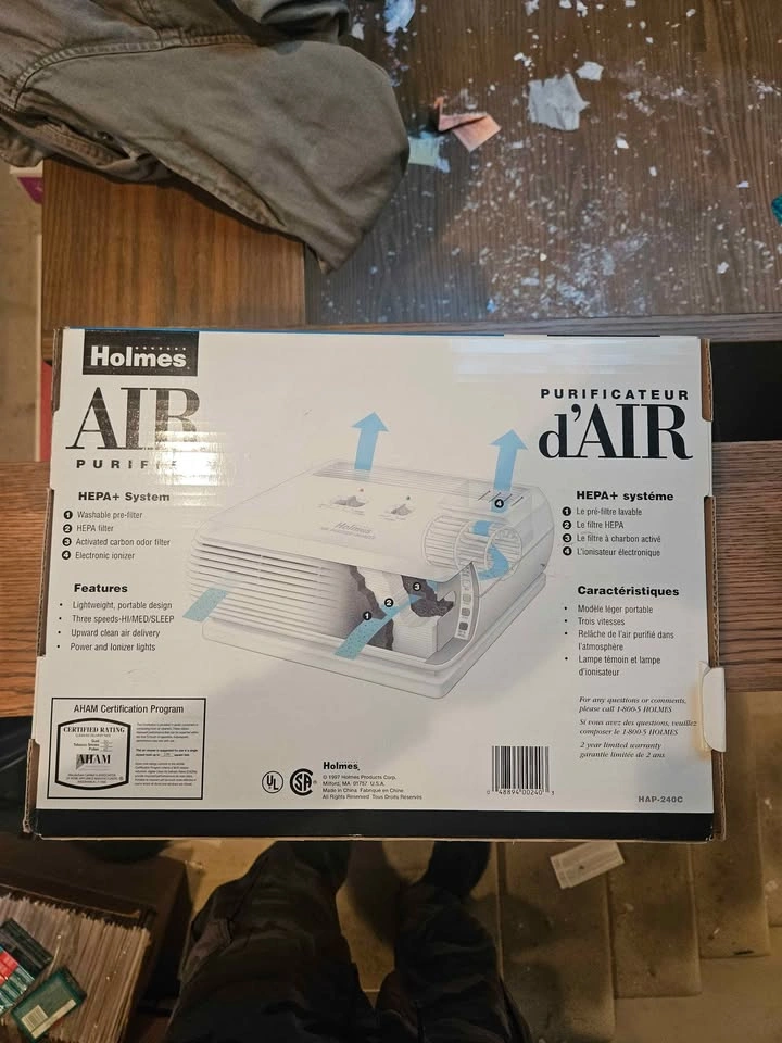 Homes Air Purifier New in Box - photo 2