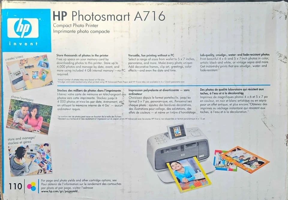 Hp Photosmart A716 New In Box