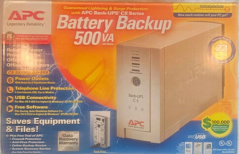 ACP Battery Backup 500VA Brand New