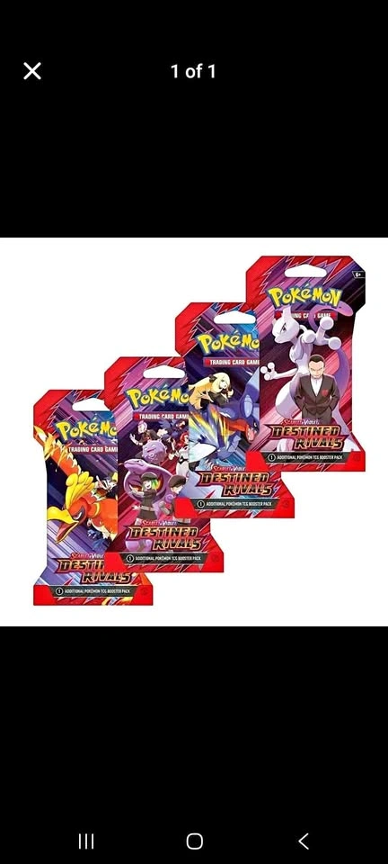 Brand New Pokemon Destined Rivals Booster Packs!