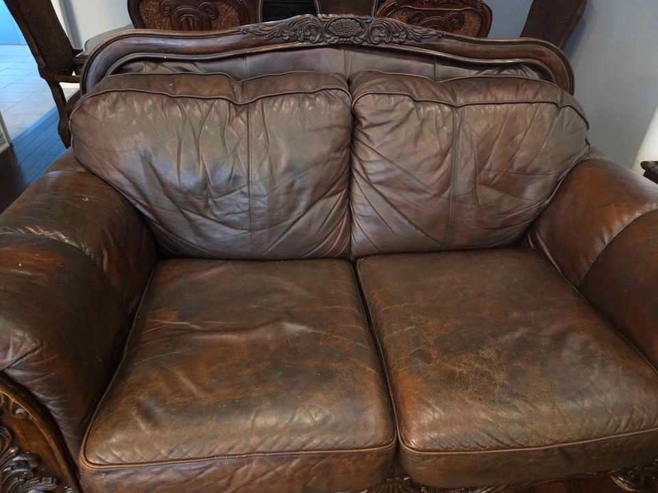 Genuine Leather Sofa Set - photo 3