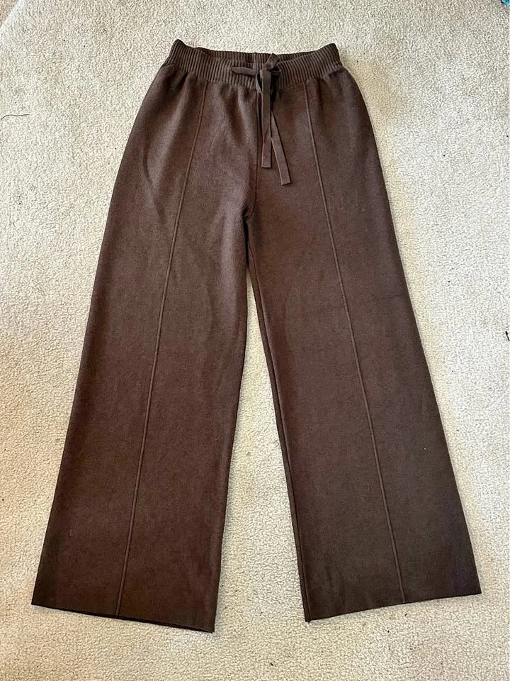 Loro Piana Cashmere Wool Trousers Brown Made in Italy - photo 2