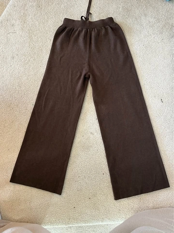 Loro Piana Cashmere Wool Trousers Brown Made in Italy - photo 3