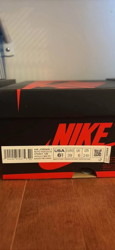 Air Jordan 1 Retro High Smoke Grey - photo 3