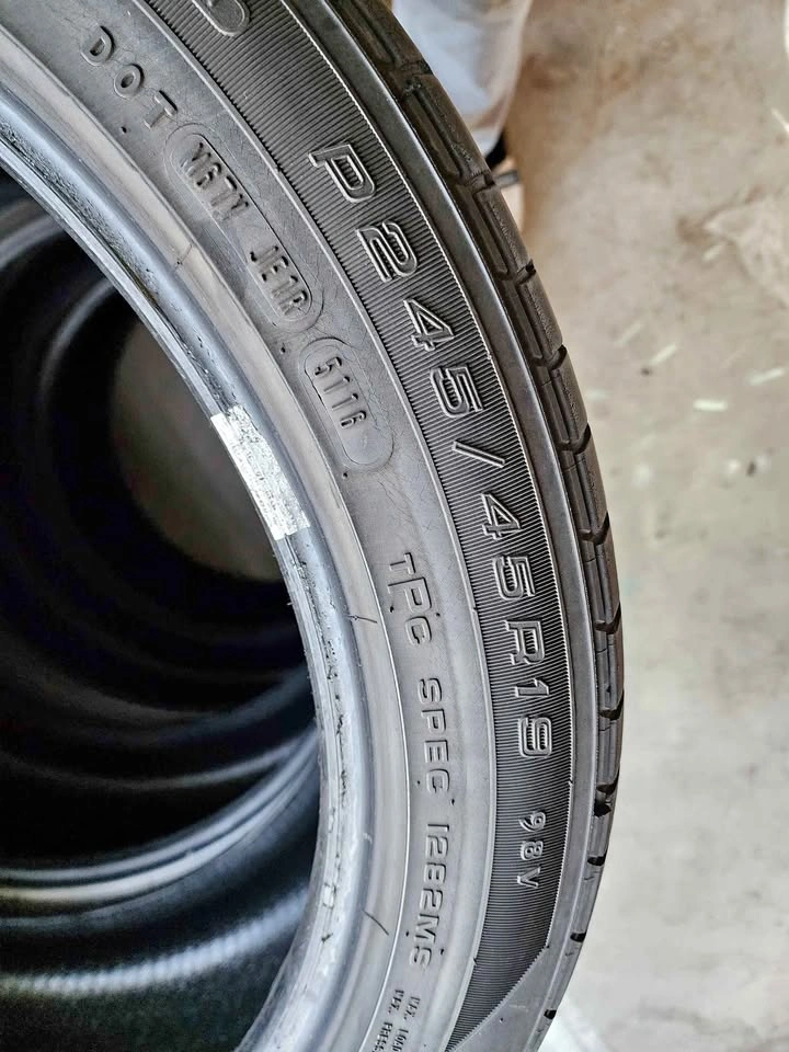 4x Goodyear Eagle RS-A2 Tires 245/45R19 - High Performance All S