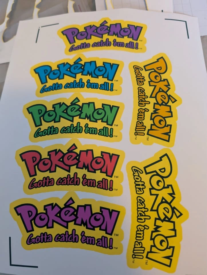 4" Retro Pokémon Logo Stickers - Gotta Catch 'Em All Decals - photo 4
