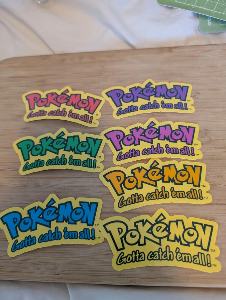 4" Retro Pokémon Logo Stickers - Gotta Catch 'Em All Decals - photo 5