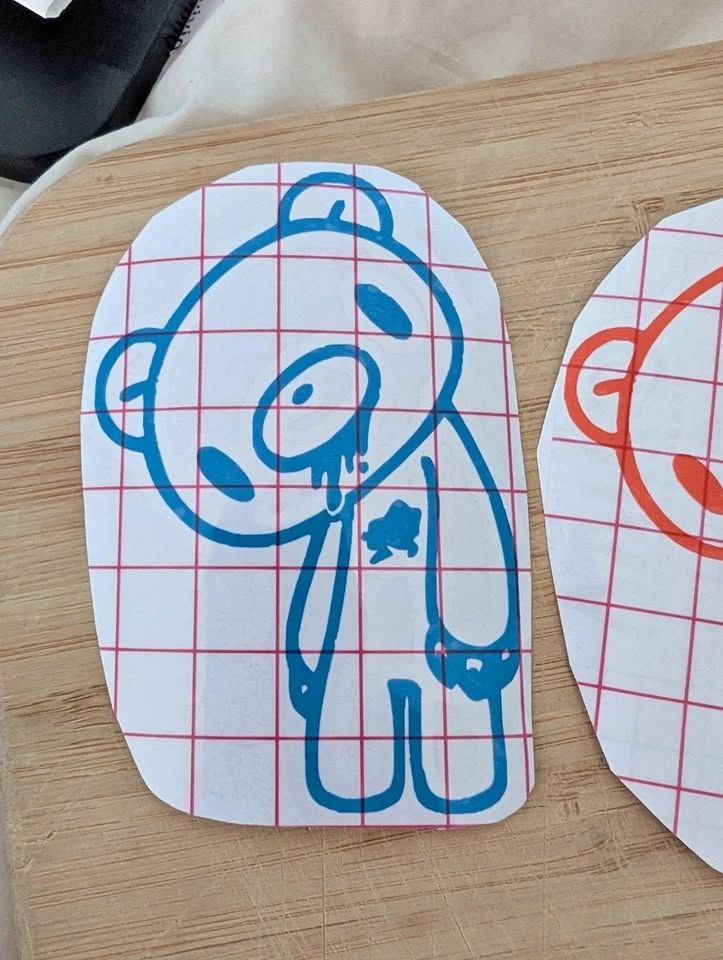 Gloomy bear vinyl decal