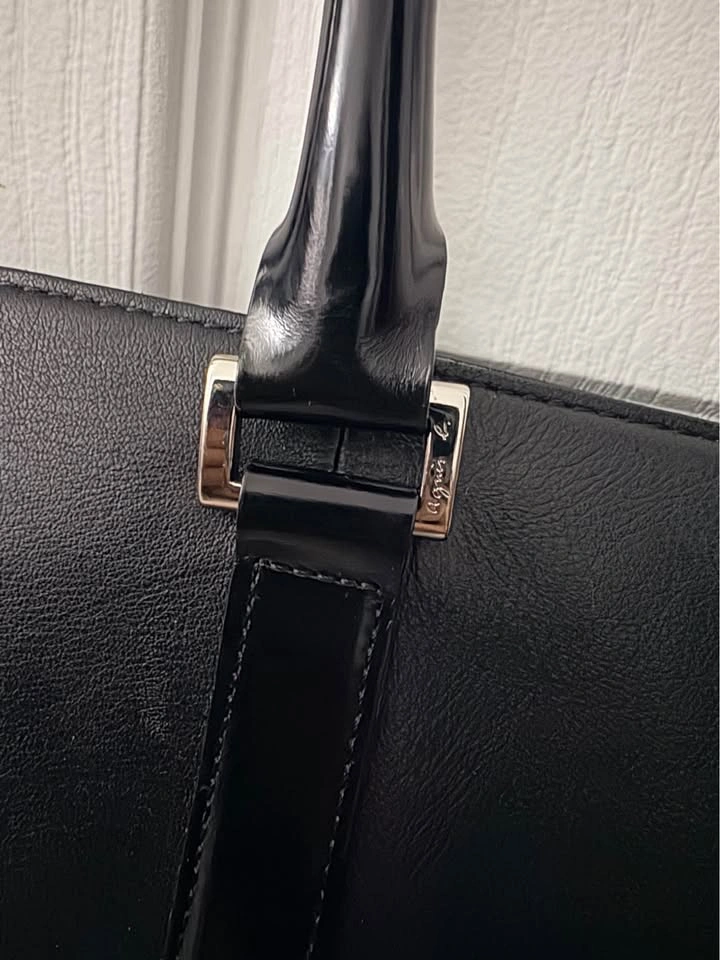 Agnès b. Voyage Black Genuine Leather Tote Bag - photo 4