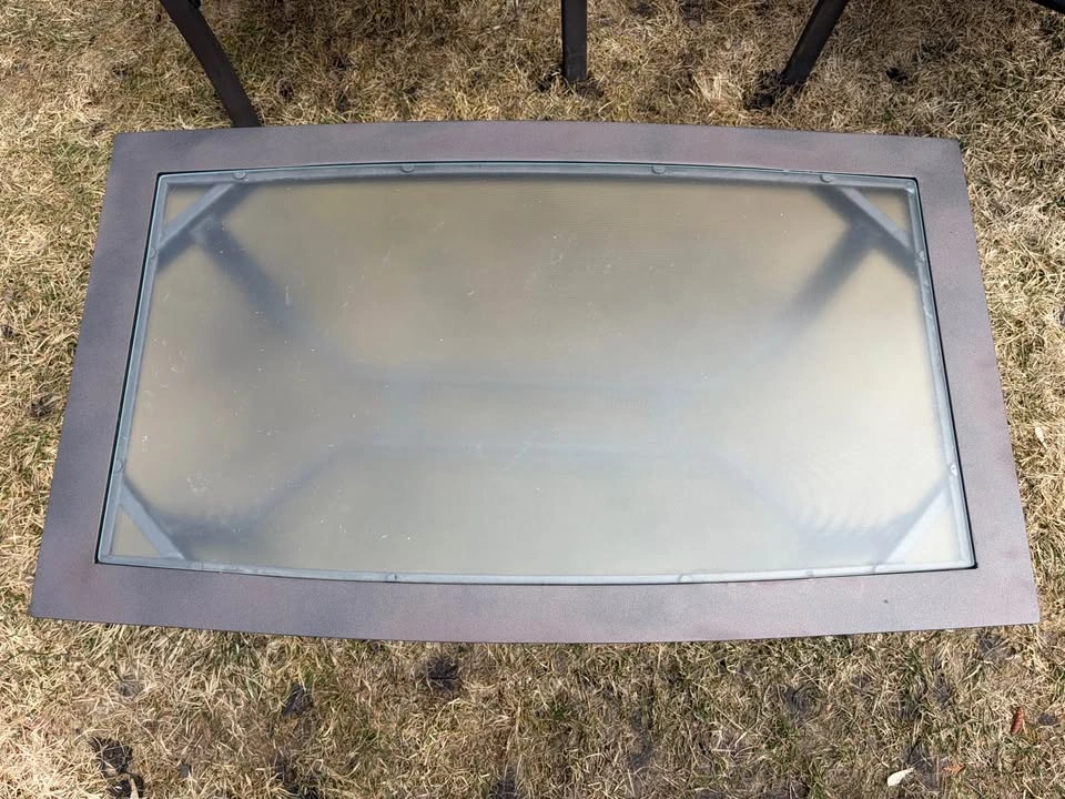 Powder Coated Steel 3pc Patio Set - photo 2